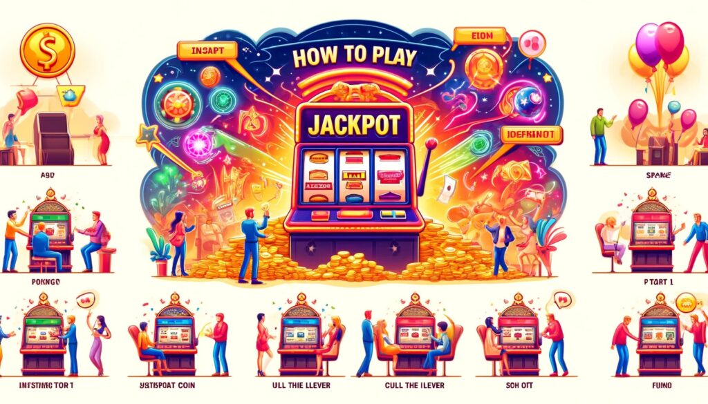 Ilustrirani prikaz kako igrati jackpot